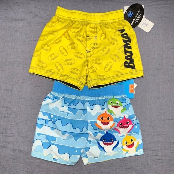 X2 swimming trunks 12 months dc comics and Nickelo - Picture 1 of 10